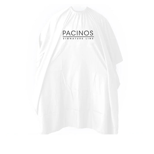 PACINOS SIGNATURE LINE BARBER CAPE (WHITE)
