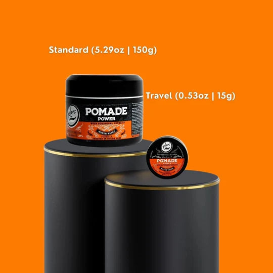 Rolda - Power Hair Pomade | Water Based Formula, High Hold, High Shine, Edge Control Gel, Flake-free, Alcohol-free, Residue-free