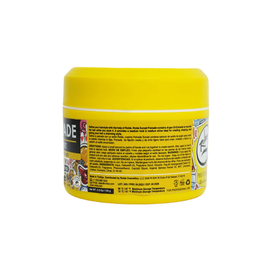 Rolda - Sunset Hair Pomade | Water Based Formula, Medium Hold, Medium Shine, Washes Out Easily, All Day Hold, Flake-free
