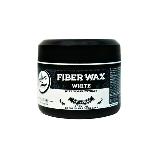 Rolda - White Hair Fiber Wax | Add Volume & Texture, Medium Hold, Semi Matte Finish, Hybrid Formula, Residue-free, Alcohol-free