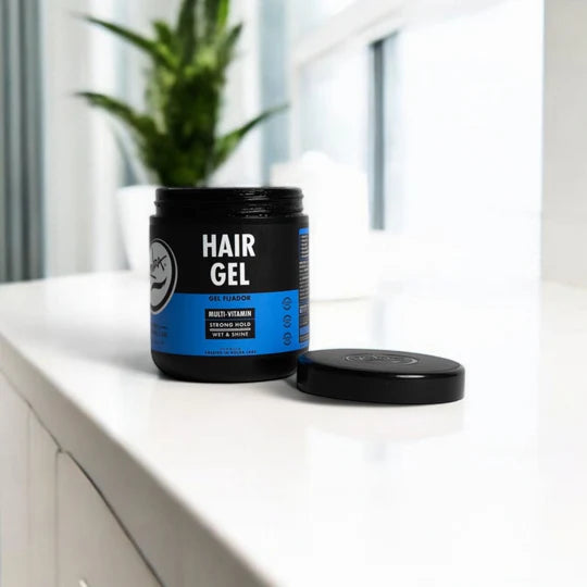 Rolda - Multi-Vitamin Men's Hair Styling Gel | Vitamin E Capsules, Medium Hold, High Shine, Wet Look, Alcohol-free, Paraben-Free, Flake-free