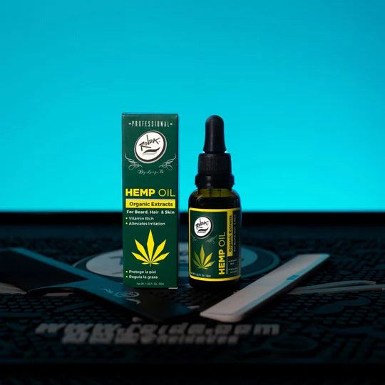 Rolda - Hemp Oil For Beard Hair | Ideal For Sensitive Skin, Antioxidant Rich, Fight Dry & Itchy Beard, Non-greasy, Organic Extract