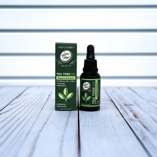 Rolda - Tea Tree Oil For Beard Hair | For Sensitive Skin, Stimulates Hair Growth, Fight Dry & Itchy Beard, Non-greasy, Vegan Extract