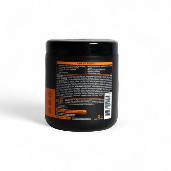 Rolda - Power Hair Styling Gel | Mega-Strong Hold, High Shine, Wet Look, Alcohol-free, Paraben-free, Flake-free