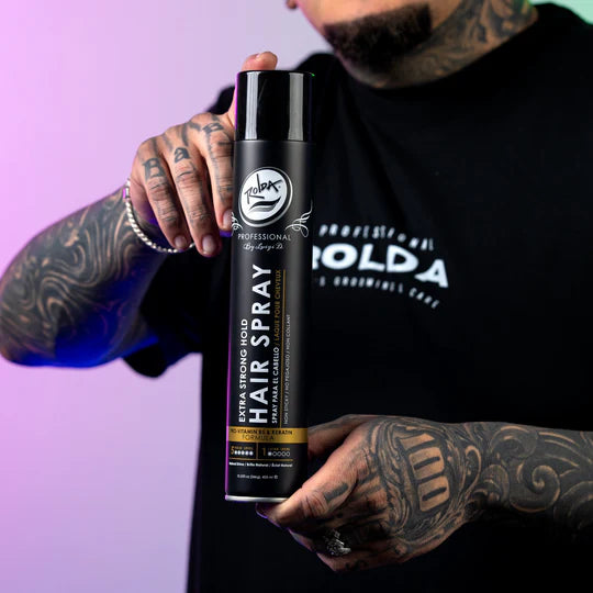 Rolda - Hair Spray Extra Strong Hold | Extra-Strong Hold, Matte Finish, Pro-Vitamin B5, Fight Moisture & Humidity, Catch Flyaway